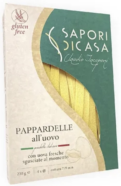 Vaječné cestoviny Pappardelle gluten free 'Sapori di casa'