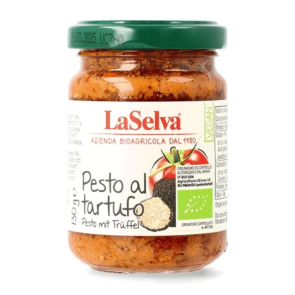 Hľuzovkové pesto bio 130g. La Selva