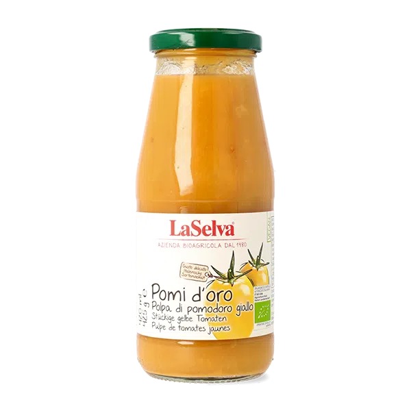 Žltý paradajkový dužina "Pomi d'oro La Selva" g.425