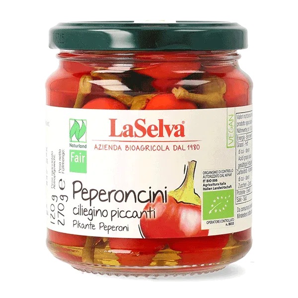 Nakladané feferonky "Peperoncini piccanti La selva"