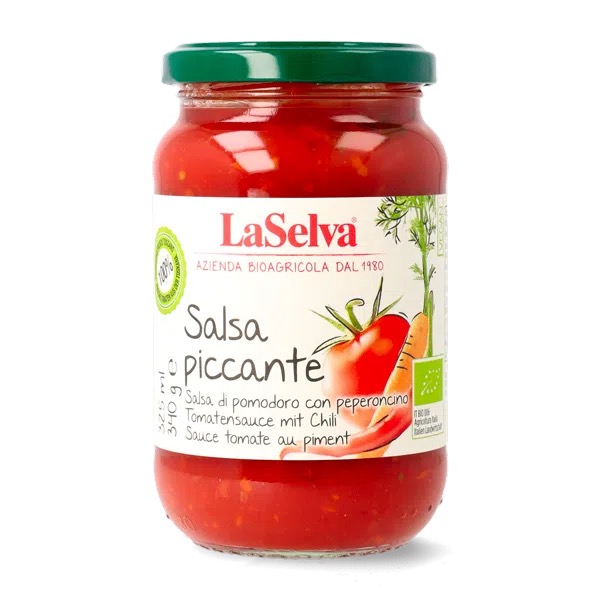 Pikantná omáčka salsa piccante "La selva bio"